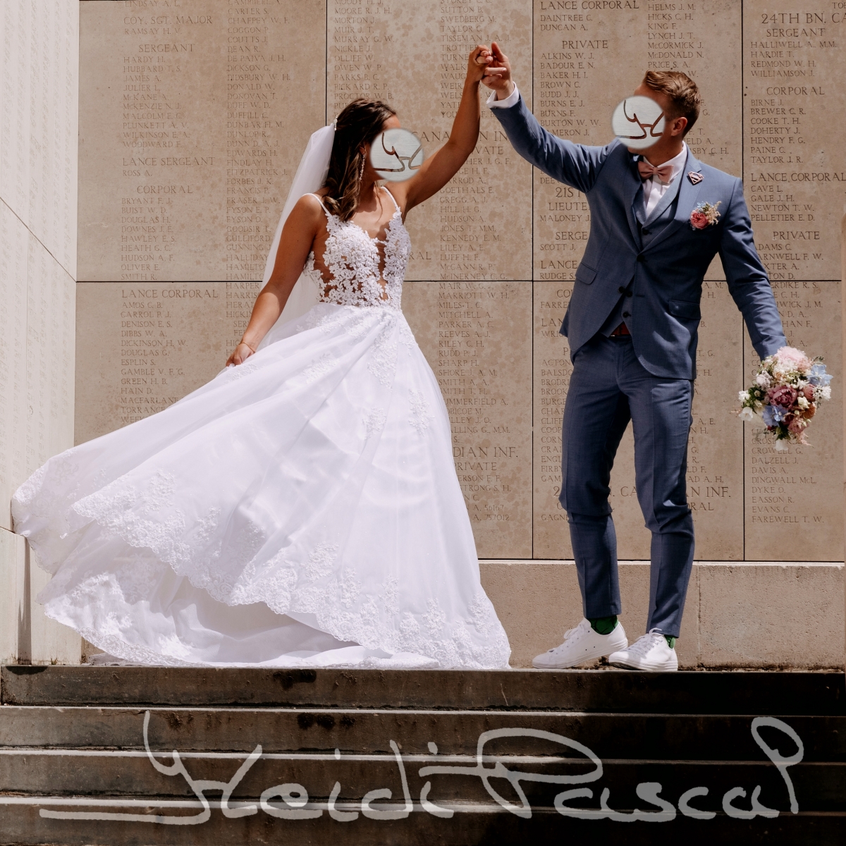 designer wedding dress trouwjurk Heidi Pascal