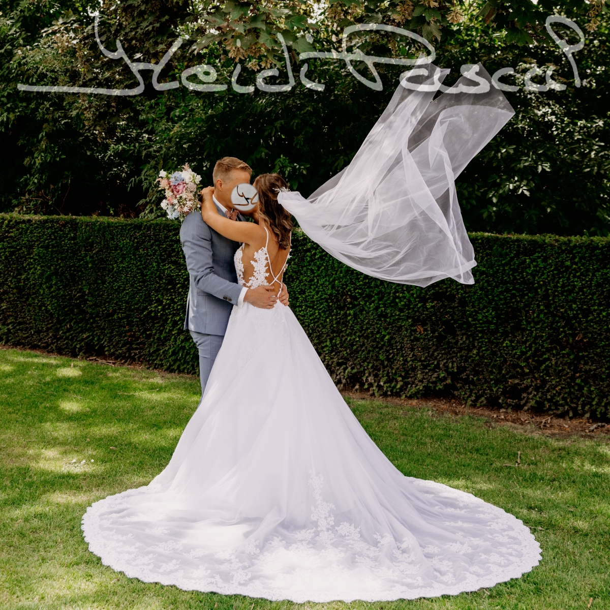 designer wedding dress trouwjurk Heidi Pascal